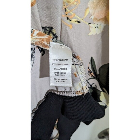 West Kei Gray Floral Jacket Women's Size Small - Picture 5 of 7